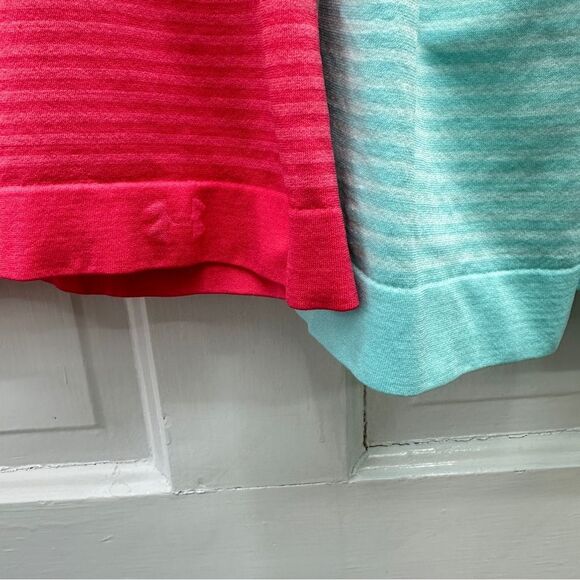 2 Under Armour heat gear fitted athletic racerback tank top shirt women's large - Picture 4 of 5